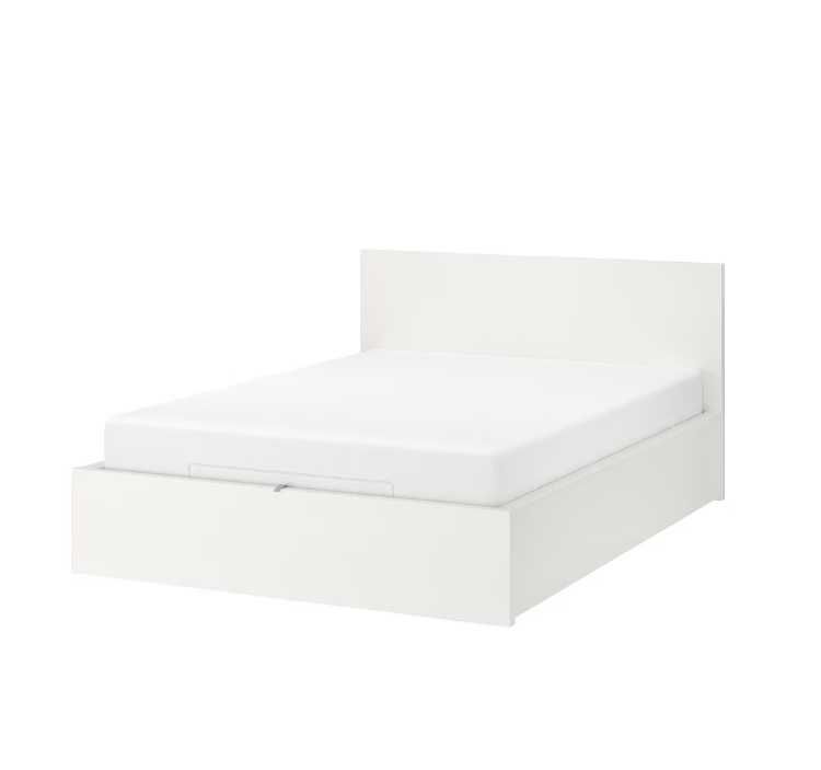 Cama com arrumação 160/200 cm modelo Malm