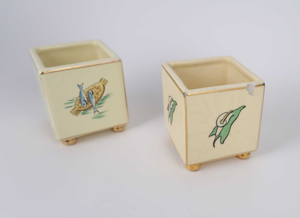 Faiança Modernista Portuguesa Aleluia - 2 jarras mod. X-186