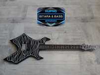Gitara do Metalu Warlock- EMG -black-white- wysyłka Gratis lub zamiana