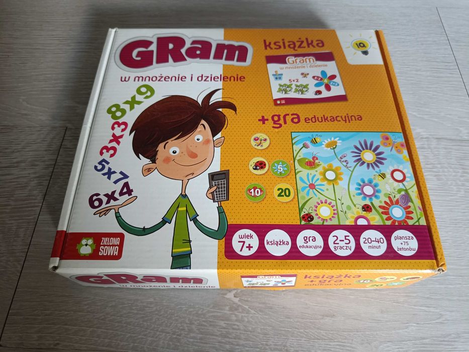 Gram w mnożenie i dzielenie zielona sowa
