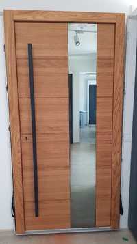 Drzwi wejściowe do domu - drewniane, Parmax Wood 01