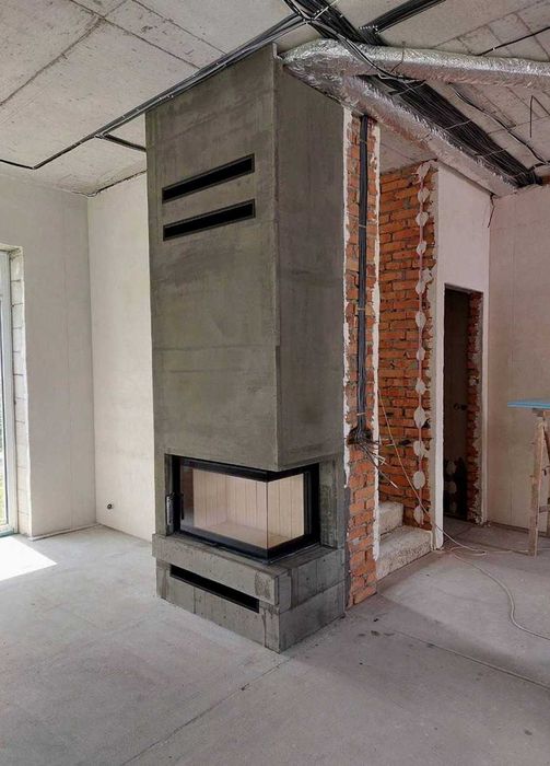 Монтаж пічі + печі каміни • сучасні каміни на дровах‼️