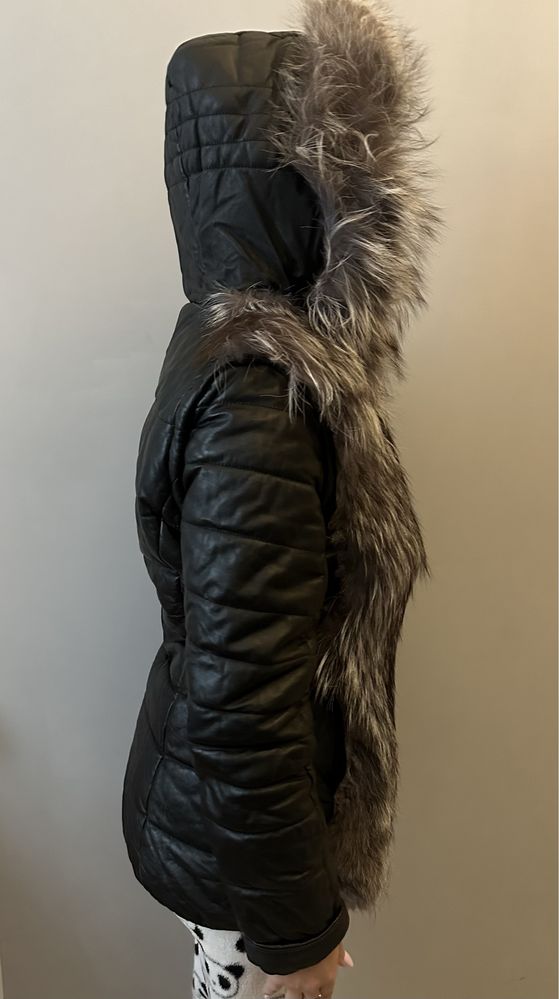 Куртка-жилетка чорнобурка