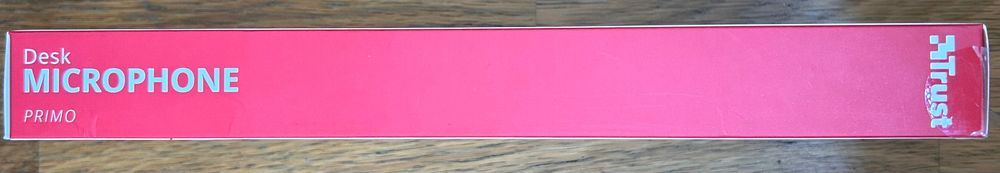 Microfone de Mesa Trust Primo- novo, 3 anos de garantia