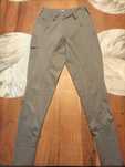 Legginsy jeździeckie do jazdy konnej damskie Grey XS
