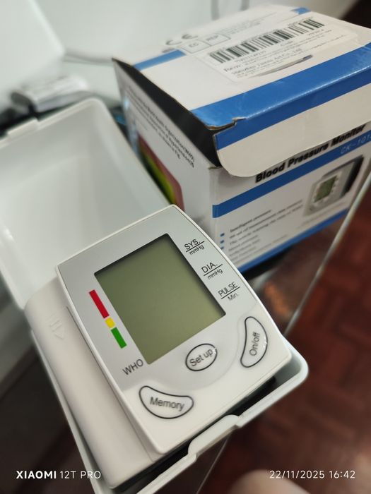 Medidor de tensão arterial tensiometro de pulso