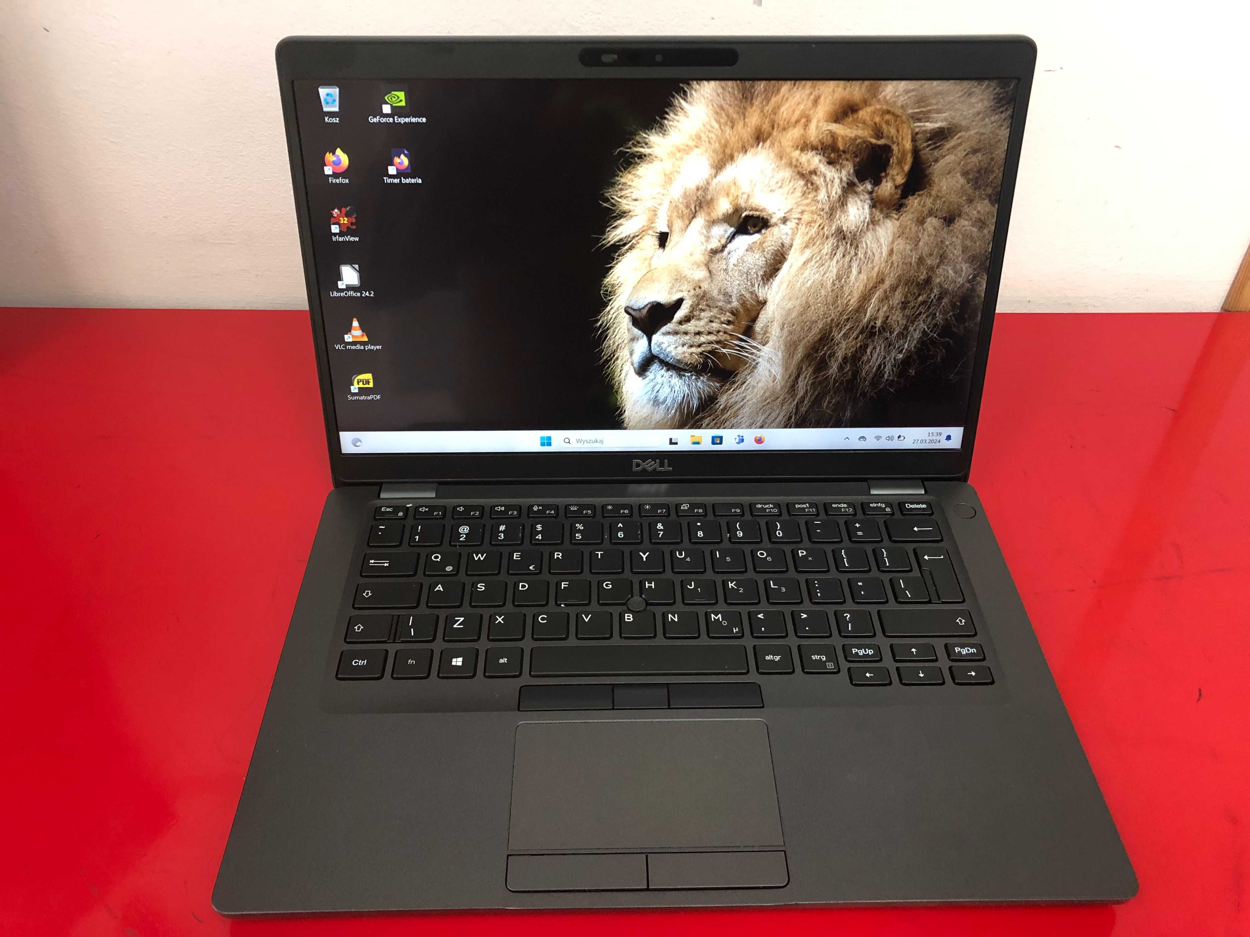 Wydajny Dell Latitude 5401 i5-9gen 32GB 256SSD nVidia IPS Dotyk Kl. A