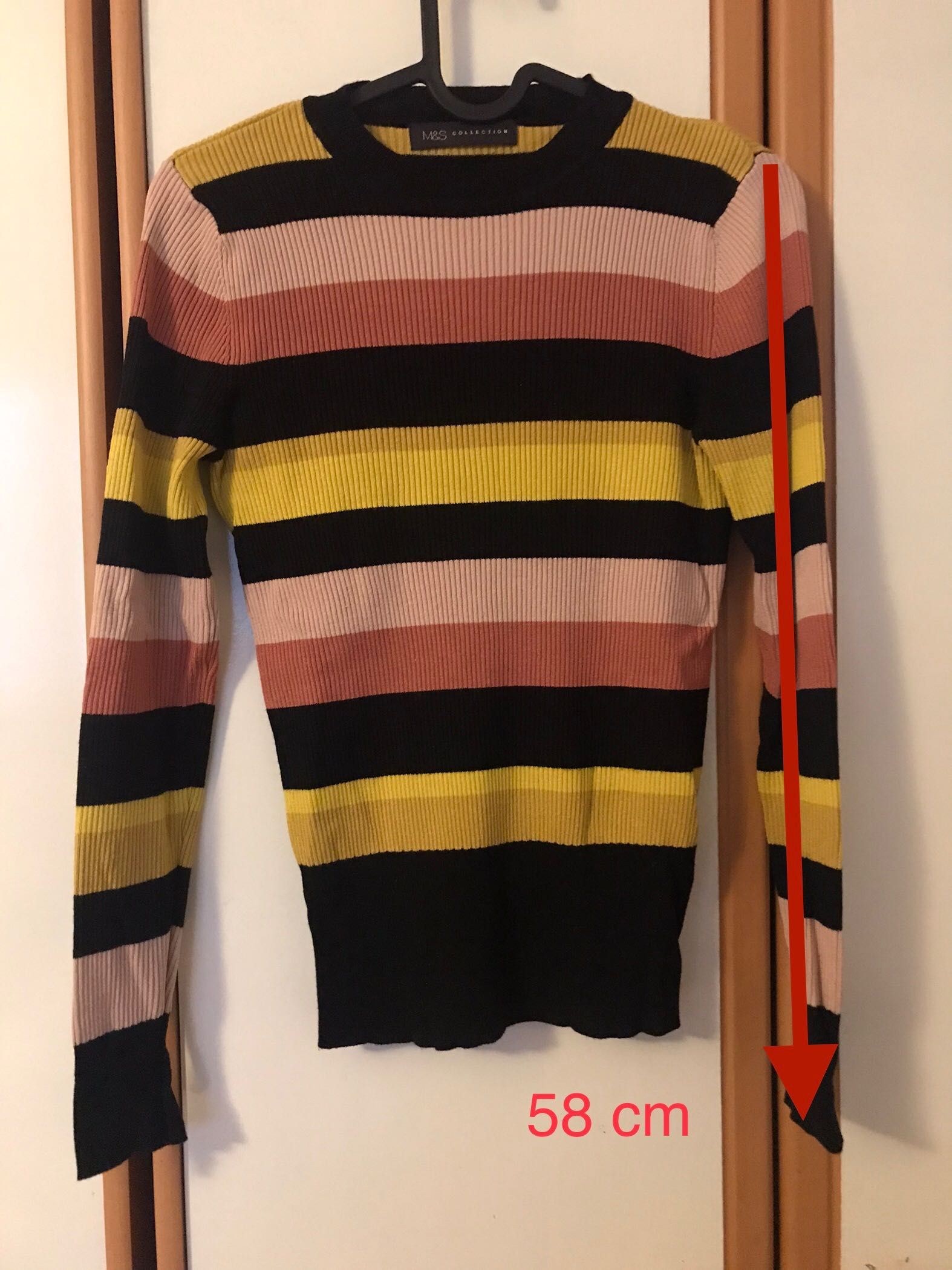 Sweterek w paski M&S wiskoza jak nowy S/M