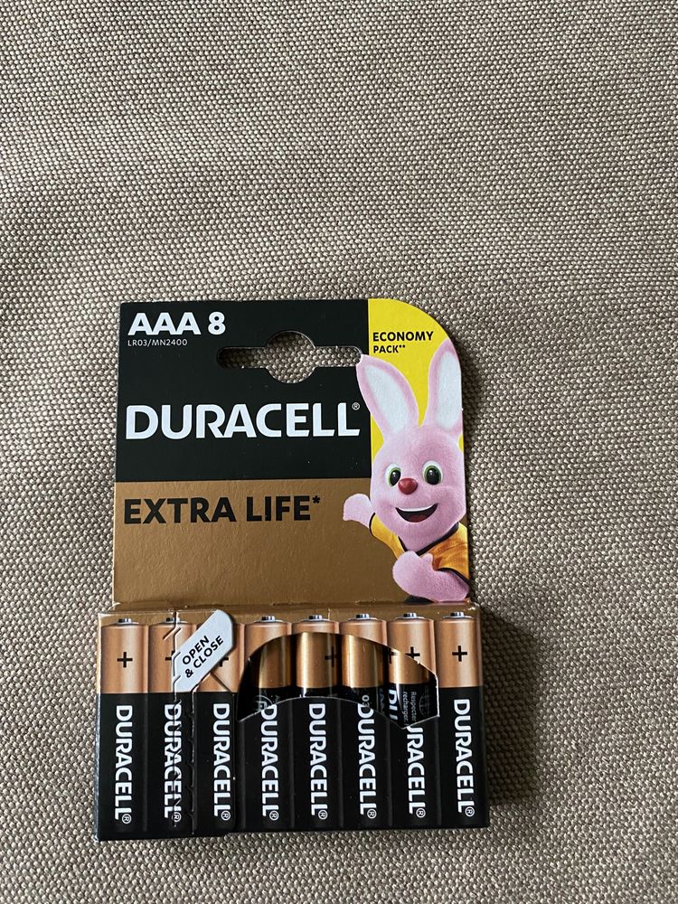 Батарейка DURACELL LR03/AAA MN2400, 8 шт в