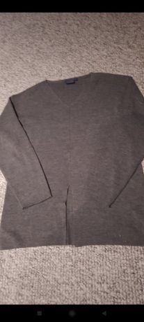 Sweter długi rozporek XL