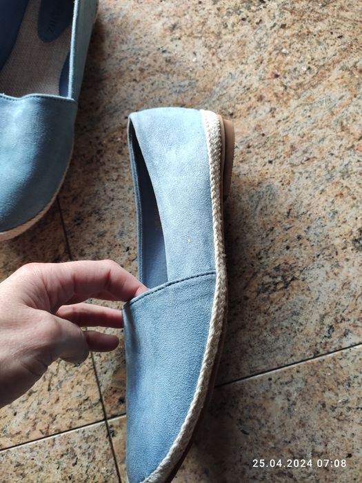 Buty błękitne, espadryle