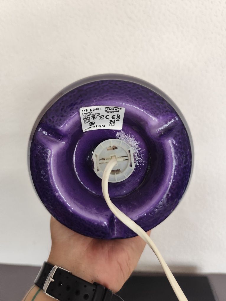 Lampa lykta lata 90 Ikea vintage retro prl