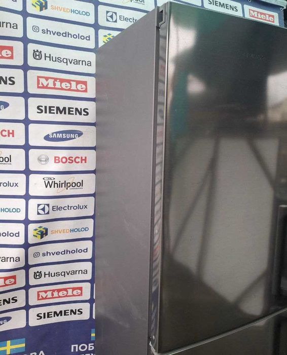 Холодильник б/в  Samsung 180/60/60 Металік  No Frost  #07687