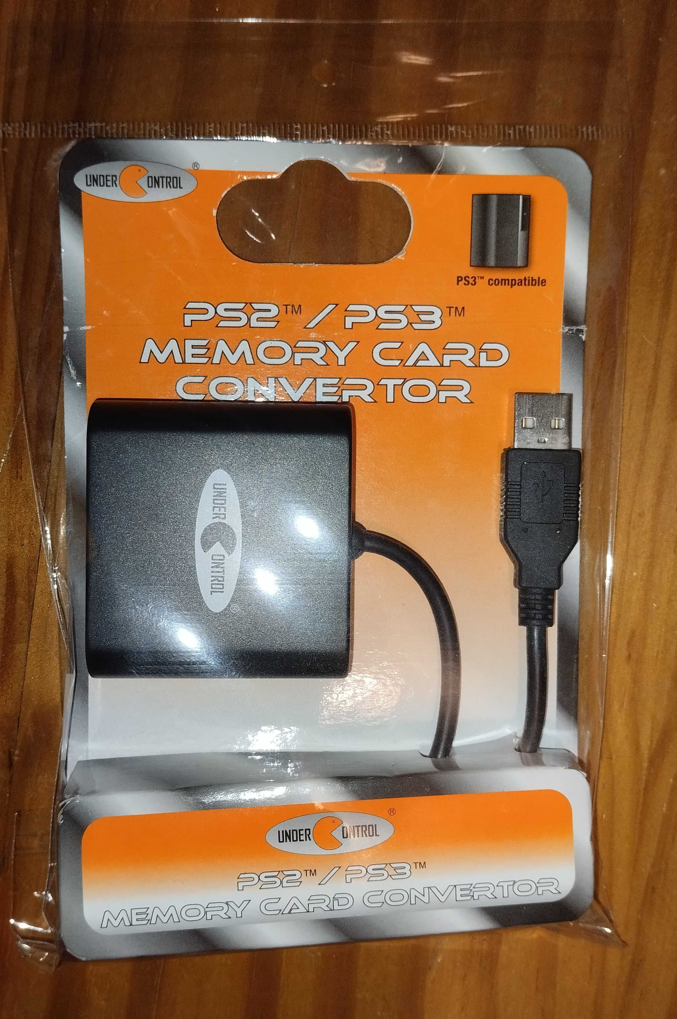 Ps1 e PS2 to PS3 Memory Card Convertor - Novo e Lacrado.