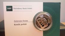 KONIK - Moneta srebrna 20 zł, Polska, Konik polski 2014, Ag 925