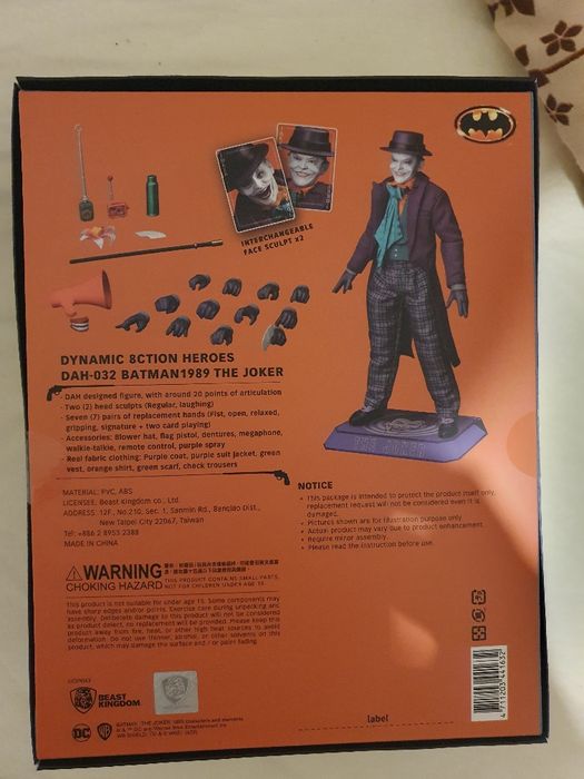 Joker figurka Jack Nicholson 1989 batman beast kingdom