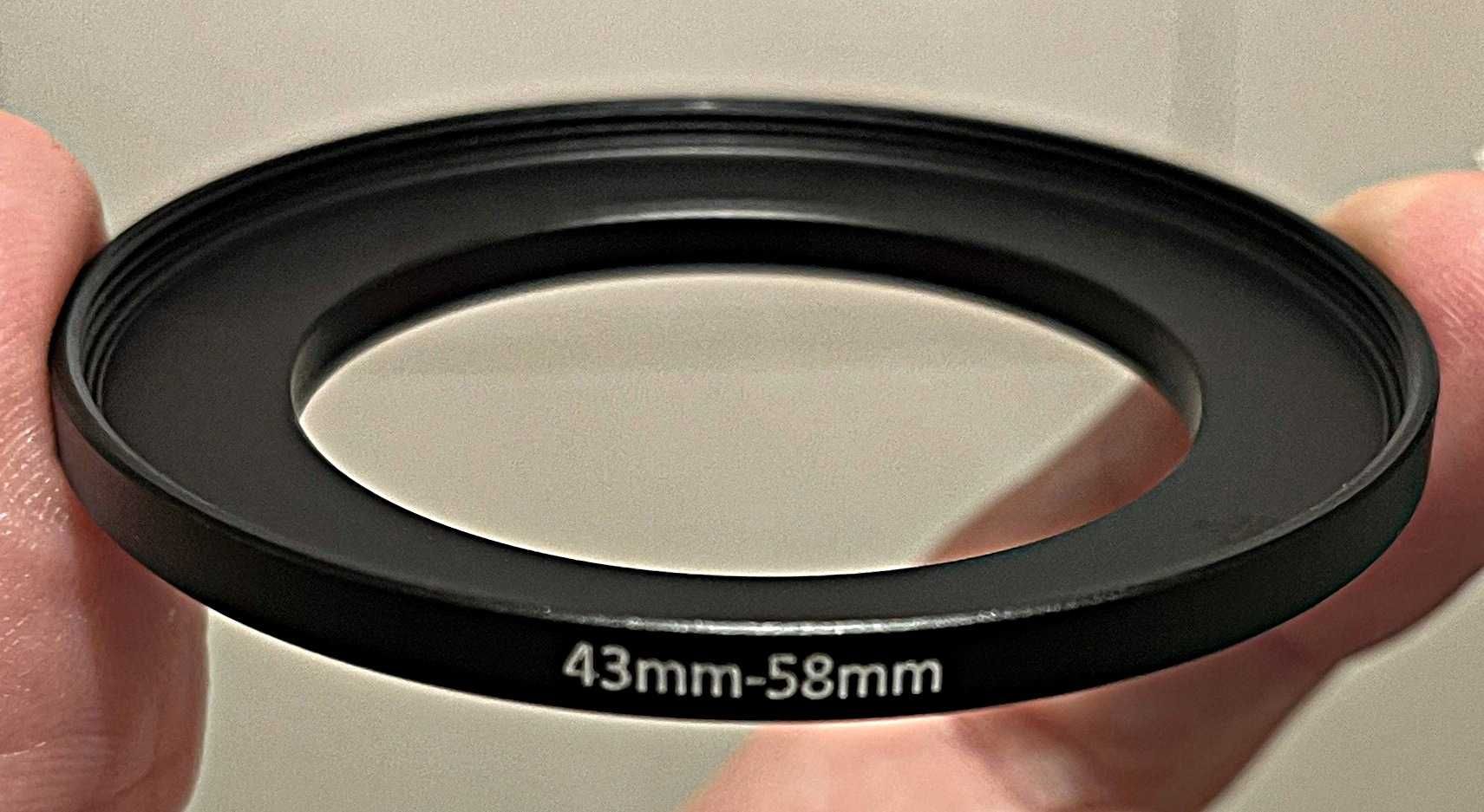 Redukcja filtrowa 43 - 58 (43mm na 58mm)