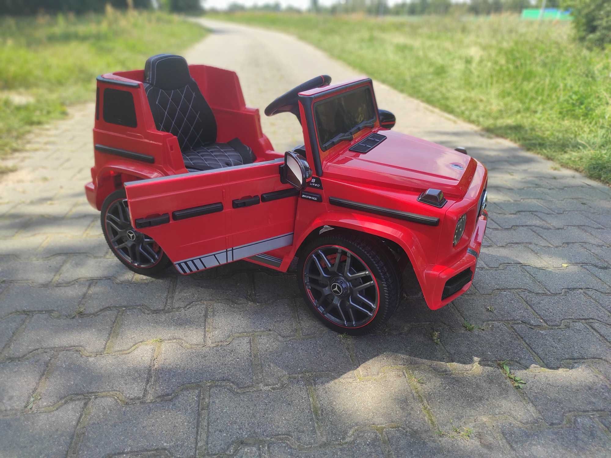 Auto Na Akumulator Mercedes G65 - Miękkie koła - Fotel Skórzany