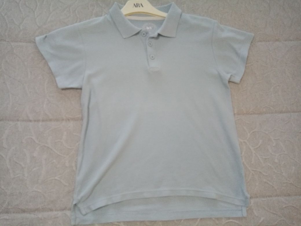 Polo menino 7/8 azul