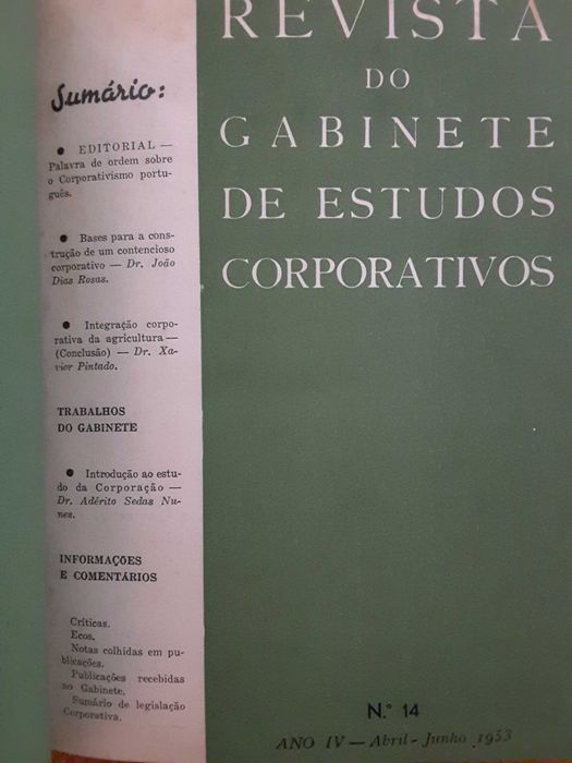 Estudos Corporativos (1953/1954)/  Dez Anos de Política Externa (IV)