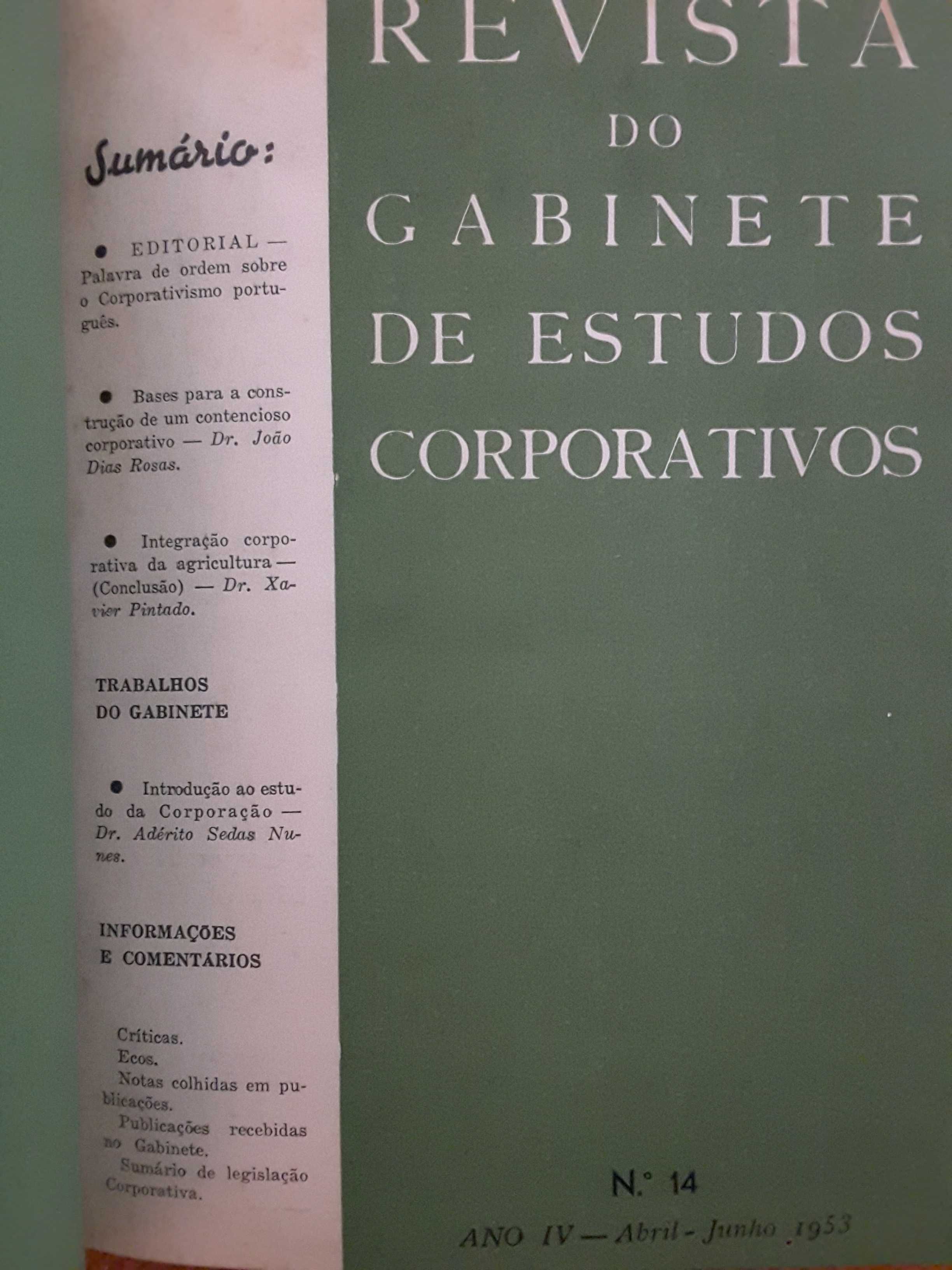 Estudos Corporativos (1953/1954)/ Franco Nogueira - O Estado Novo