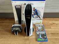 Ps5, 2 pady, 2 gry, Pudełko, Okablowanie, Ładowarka ! ! !
