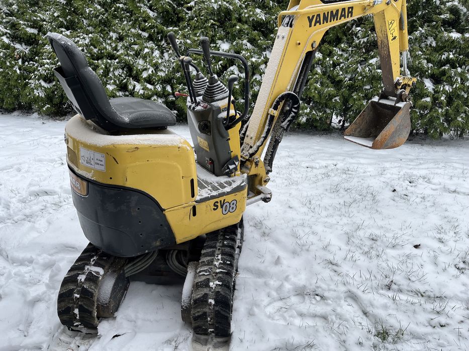 Yanmar sv08 igła !!!minikoparka gąsienicowa