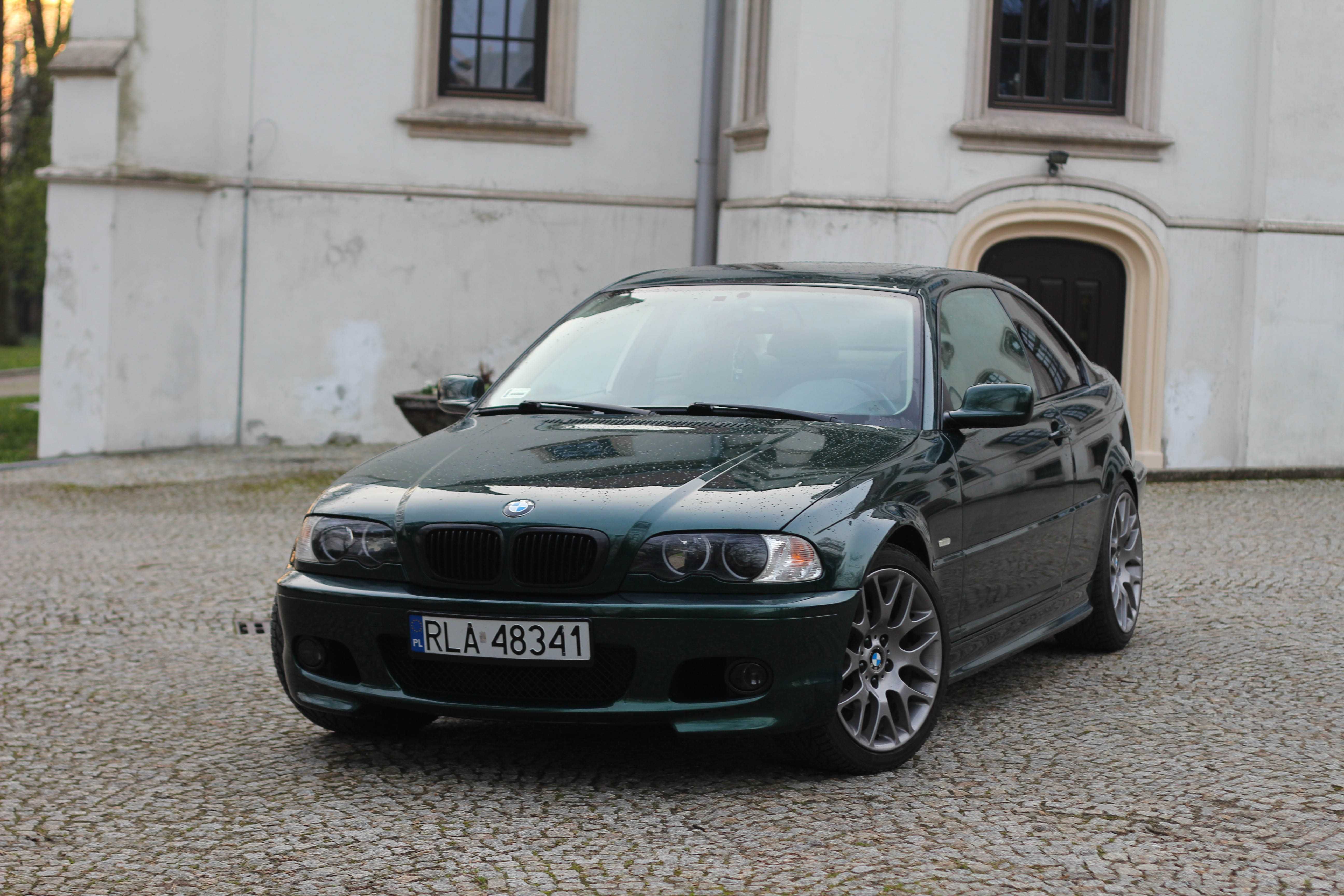 Zamiana / BMW e46 Coupe M-Pakiet LPG Xenon Roleta 18 Cotton