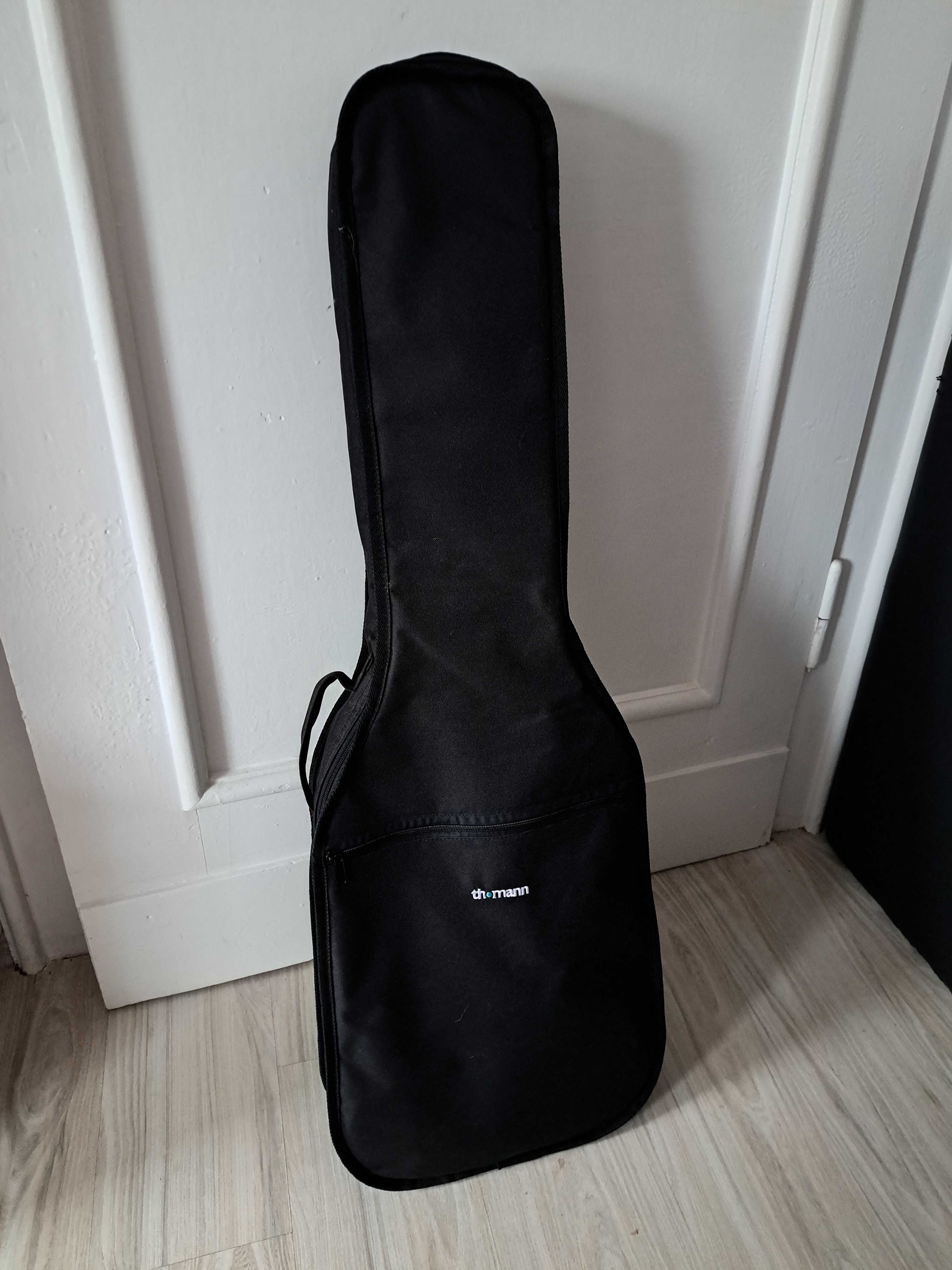 Gitara elektryczna Harley Benton SC-200 BK z piecykiem