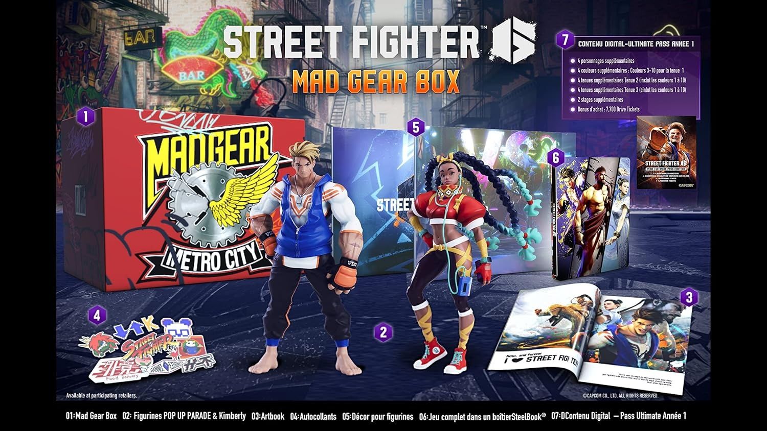 Street Fighter 6 - dodatki z edycji kolekcjonerskiej