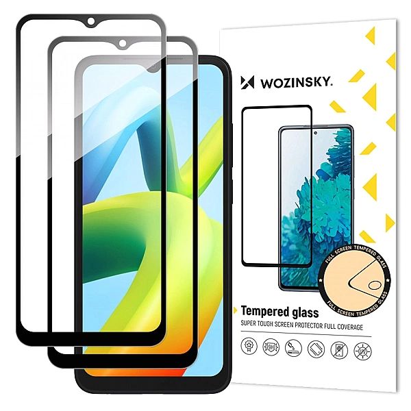 Wozinsky Full Glue Tempered Glass 2x szkło hartowane do Xiaomi Redmi A
