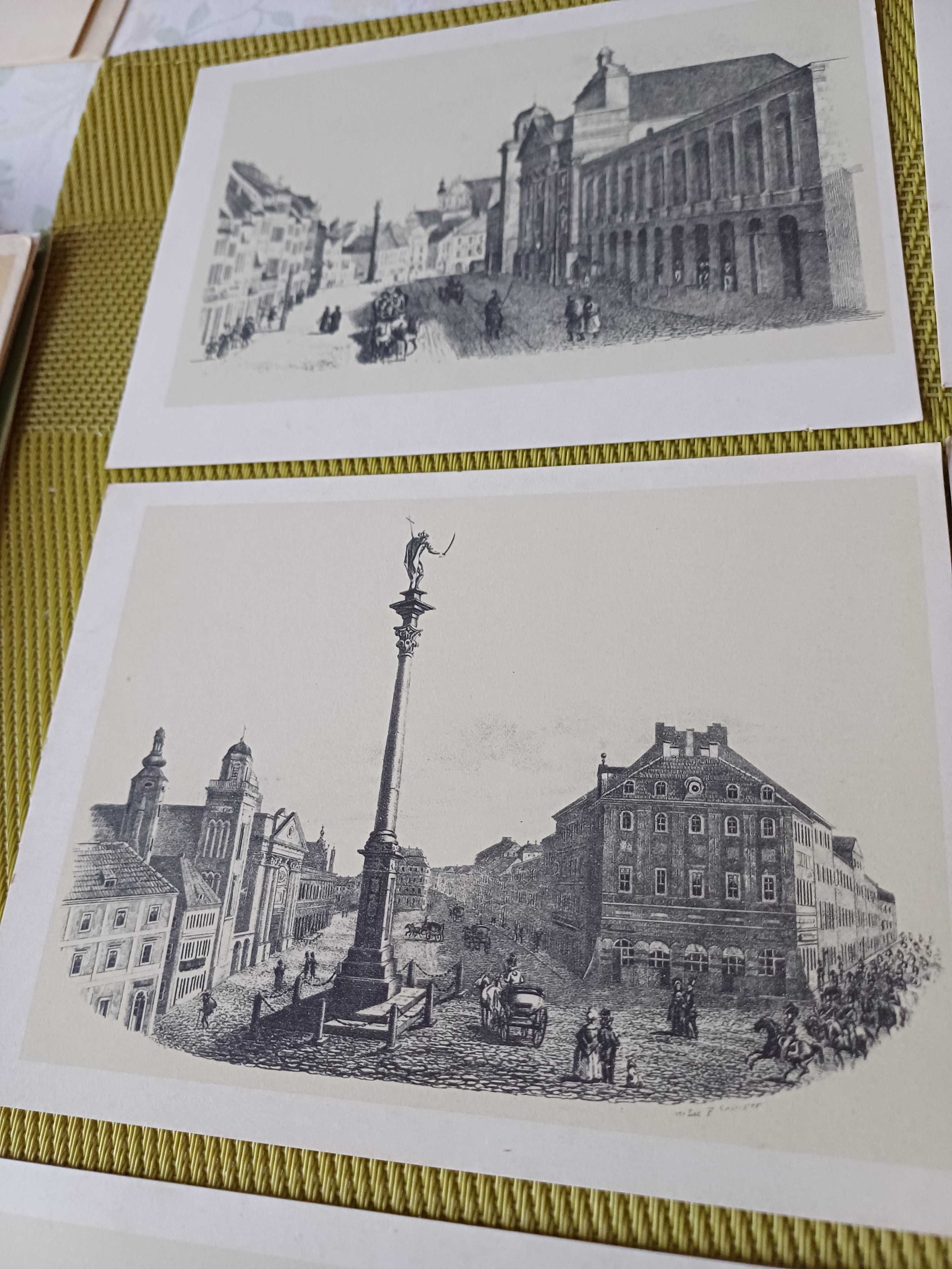 Warszawa XlX wiek w litografiach F.Schustra 1964 r