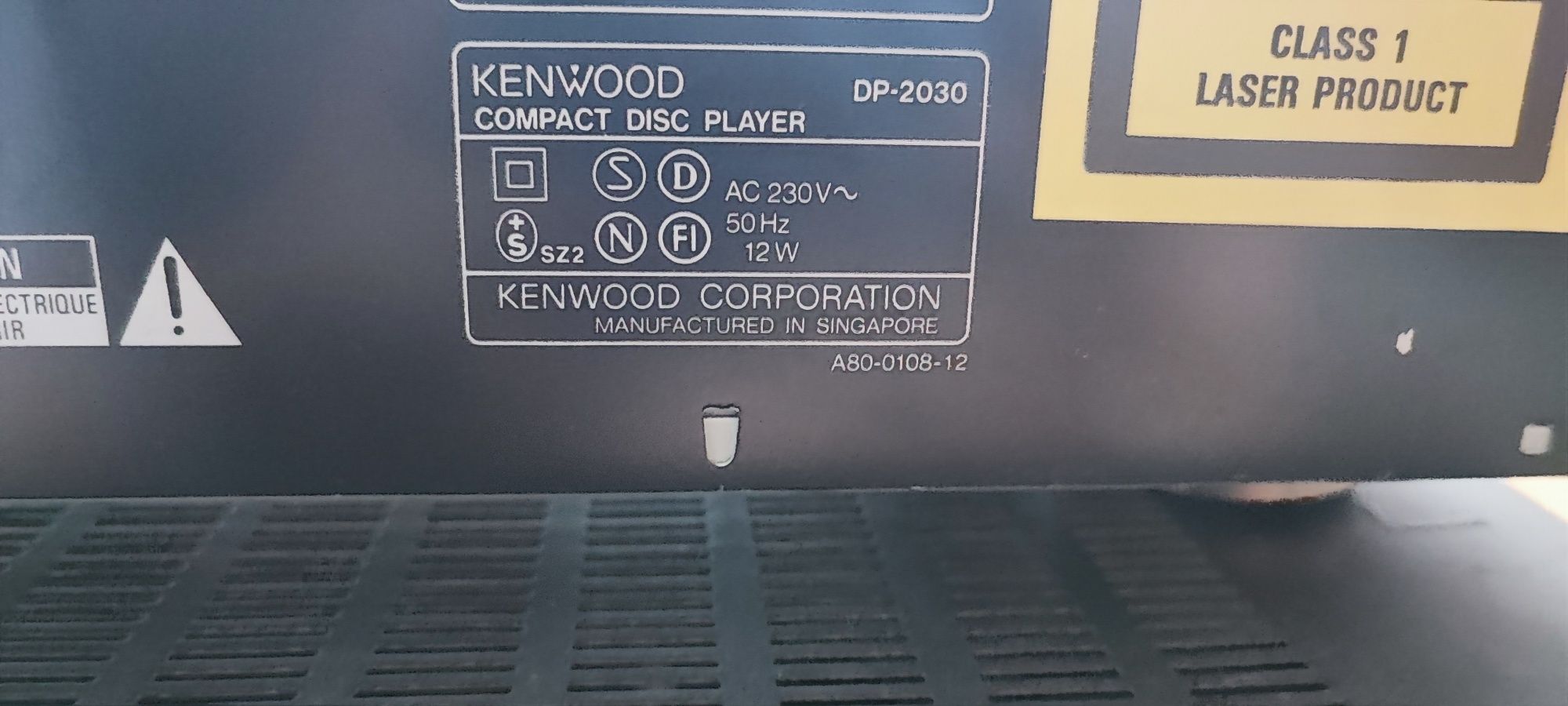 wzmacniacz i CD Kenwood kr a5050 2 x 105w rms radio wieza