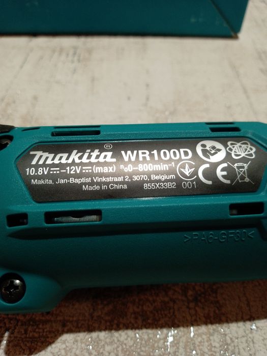 Makita WR100DZ. Угловой аккумуляторный гайковёрт.