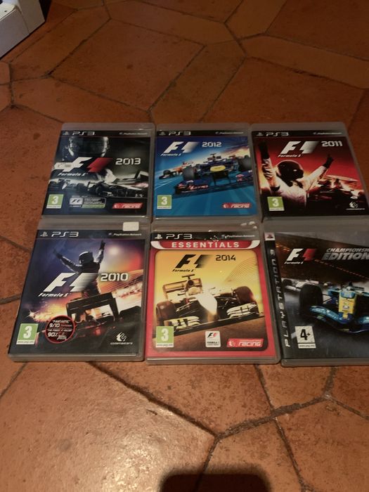 6 Jogos PS3 F1 vários