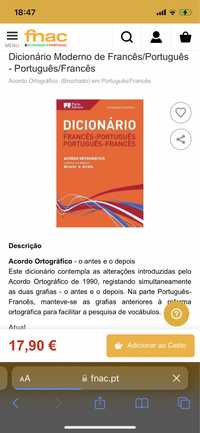 Dicionario frances portugues