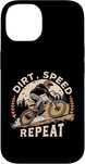 Etui plecki Dirt Speed Repeat Mountain Bike MTB na iPhone 14 czarny