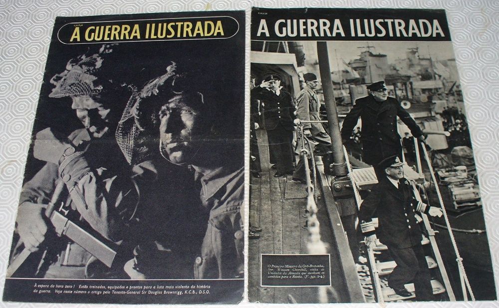 A Guerra Ilustrada - várias revistas 2ª Guerra Mundial