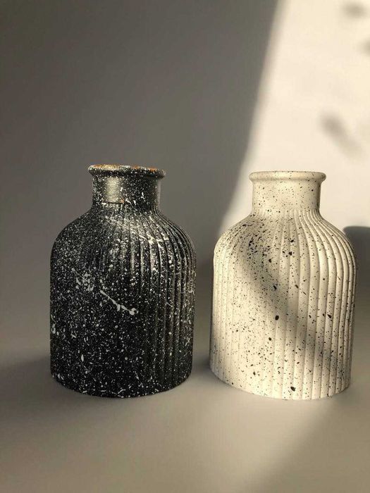 Гіпсова ваза для сухоцвітів