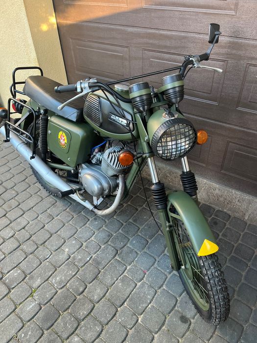 Motocykl MZ TS 150 jak NVA 1981