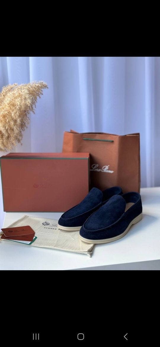 Чоловічі лофери Loro Piana H1314 Люкс Якість