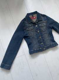 Vintage denim katana kurtka jeansowa modna oldschool S/M