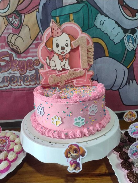 Topo de bolo personalizado