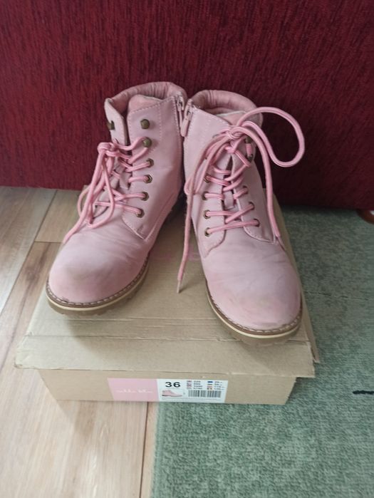 Buty rozm. 36 Nelli blue trapery różowe