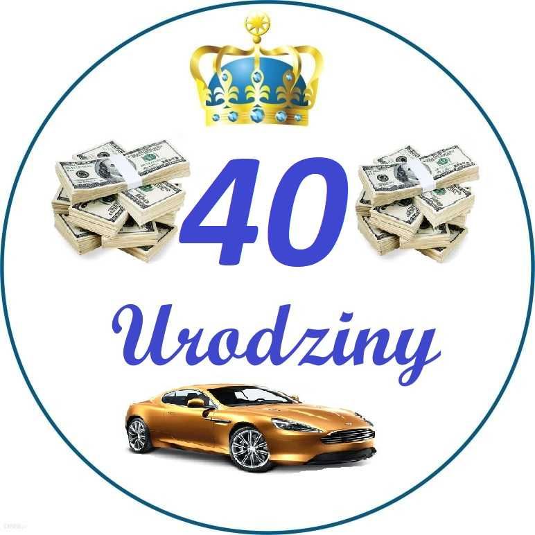 Opłatek na tort urodziny whisky drink okazja wzory