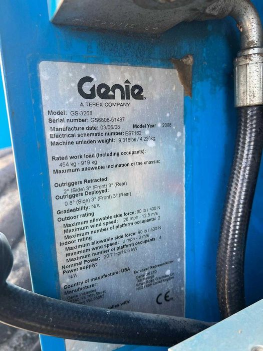 Tesoura Diesel Genie 12m