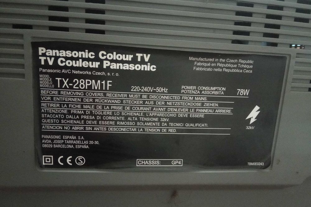 TV Panasonic TX-28PM1F