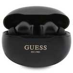 Słuchawki Bluetooth Guess Classic EST TWS + stacja dokująca - czarne