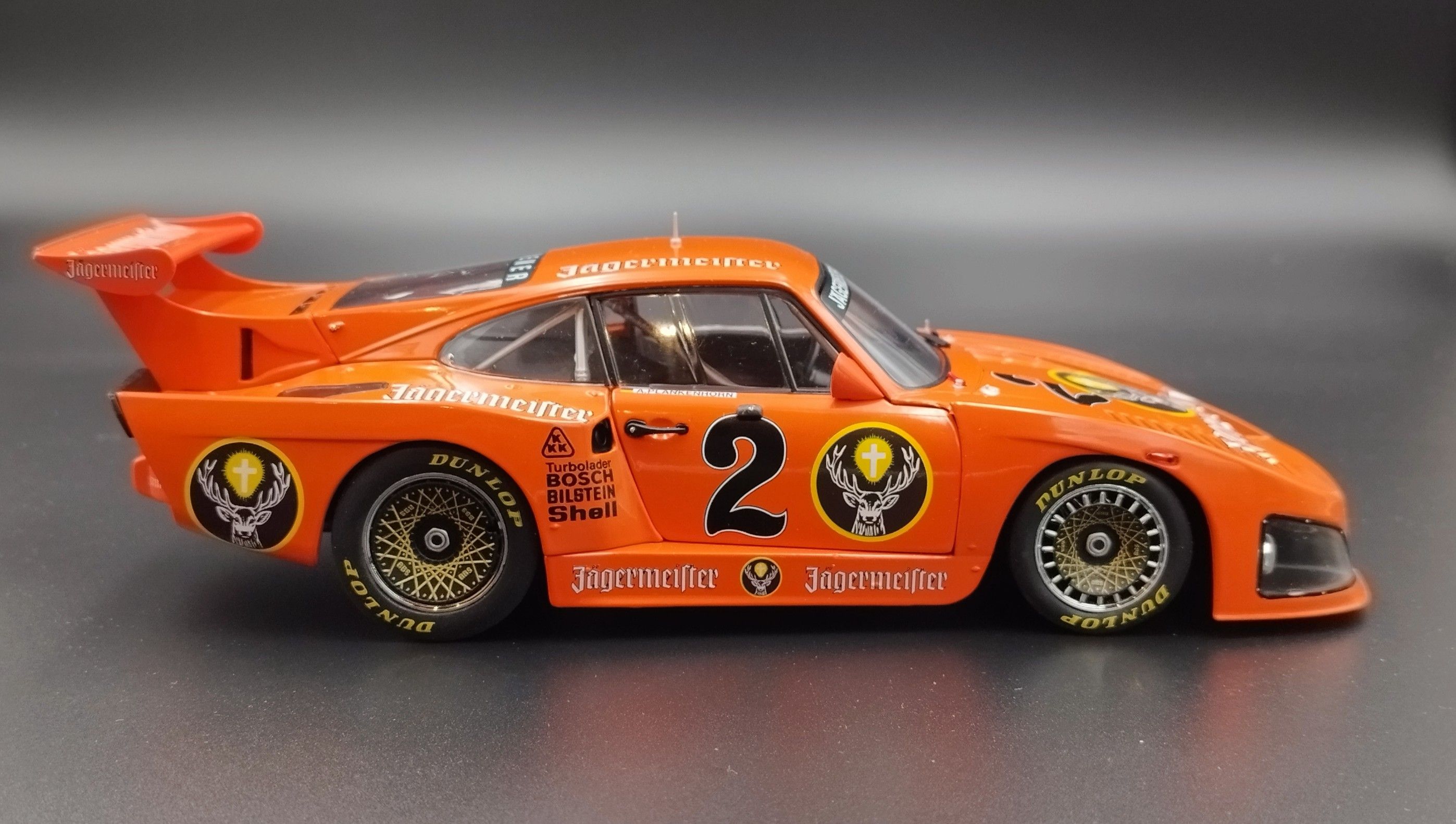 1:18 Solido 1980 Porsche935 K3 Jagermeister #2 model Nowy