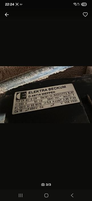 Piła stolowa do drewna 230v